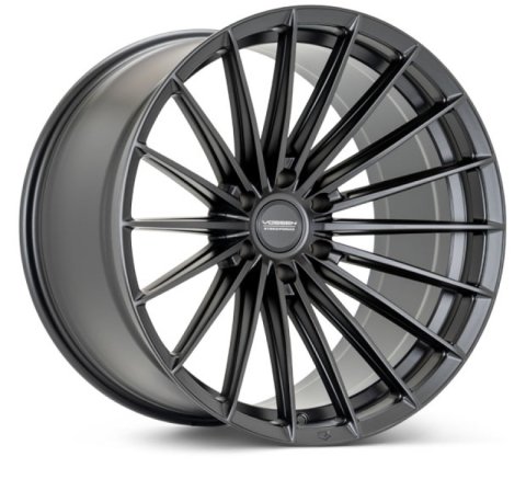 Vossen HFX-4 20x10 - 6x139.7 - ET-18 - Super Deep - 106.1 - Satin Black Wheel