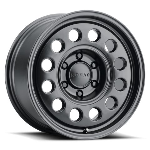 Nomad N501SB Convoy 17x8.5in / 5X150 BP / 25mm Offset / 110.5mm Bore - Satin Black