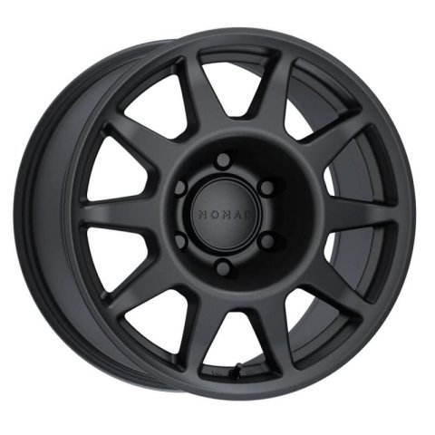 Nomad N505SB Touring 16x8in / 6X139.7 BP / 0mm Offset / 106.1mm Bore - Satin Black