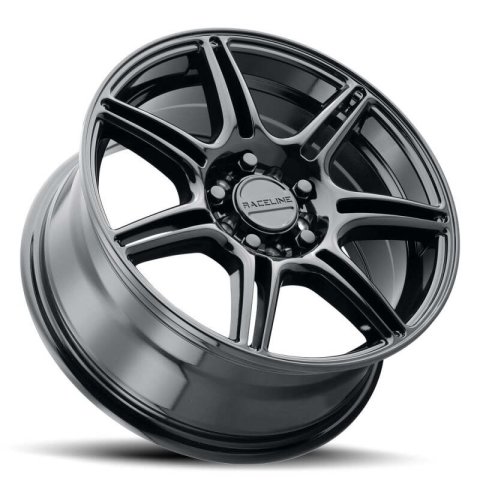 Raceline 148B Apex 18x8in / 5X110 / 5X114.3 BP / 40mm Offset / 72.62mm Bore - Gloss Black