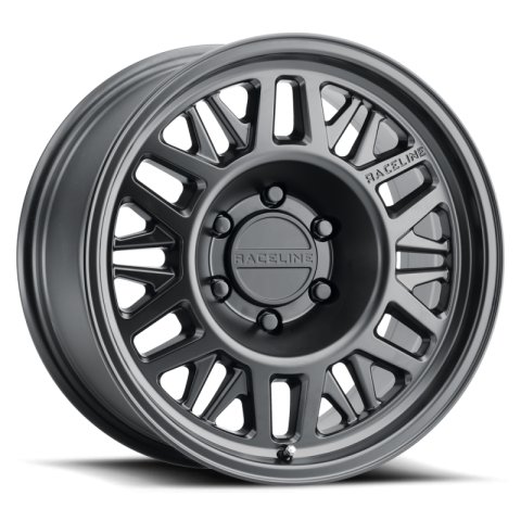 Raceline 451B Ryno TR 18x9in / 6X139.7 BP / 0mm Offset / 106.1mm Bore - Satin Black