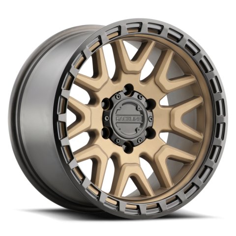 Raceline 953BZ Krank 20x9in / 6X135 BP / 0mm Offset / 87.1mm Bore - Bronze