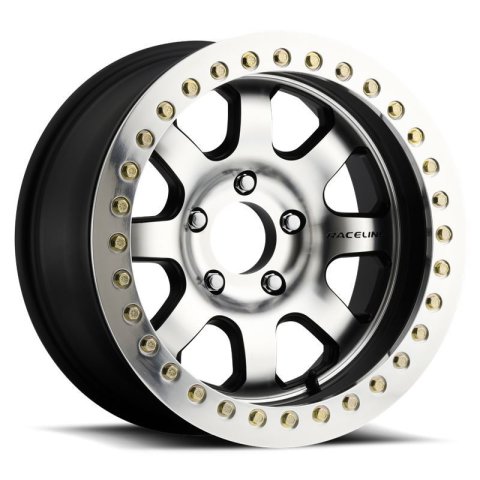 Raceline RT260 Avenger BMF 17x8.5in / 6X135 BP / -19mm Offset / 87.1mm Bore - Satin Black Machined
