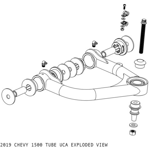 Camburg 19-24 Chevrolet Silverado 1500 (excl. Trail Boss) King 2.5 Lift Kit (1x kin25001-174A-EXT, 1x kin25001-191A, 1x cmbCAM-210065)