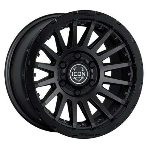 ICON Recon Pro 18x9 6 x 5.5 25mm Offset 6in BS 95.1mm Bore Satin Black Wheel