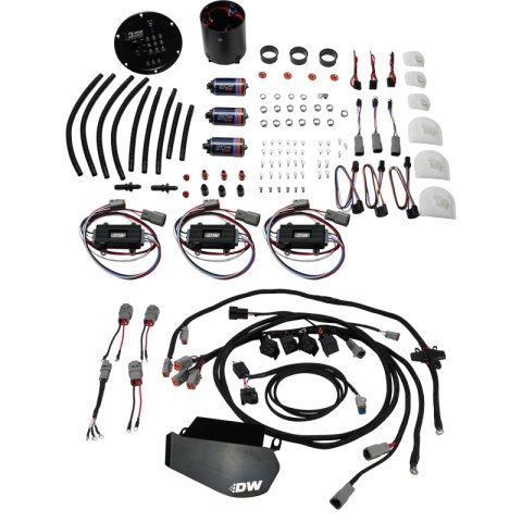 DeatschWerks 09-24 Nissan GT-R X3 Triple Pump Module w/ Triple DW810 Pumps/Controllers/PNP Harness