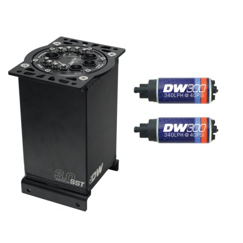 DeatschWerks 3.0L Staged Surge Tank w/ DW300 Fuel Pumps
