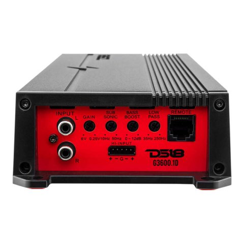 DS18 1-Channel Amplifier 1200/1ohm 900/2ohm 500/4ohm Watts RMS