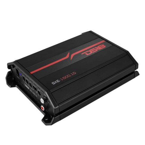 DS18 1-Channel SXE Amplifier Class D 500/1ohm 350/2ohm 200/4ohm Watts RMS- Black