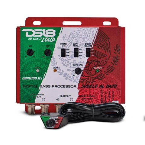 DS18 2-Channel Low Level Input and 2-Channel Output Digital Bass Processor Mexico Design