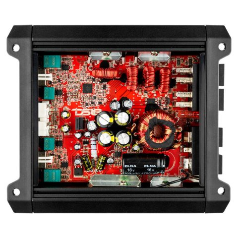 DS18 4-Channel SXE Amplifier Class D 2x 320/4ohm Bridge 4 x 160/2ohm 4 x 100/4ohm Watts RMS- Red