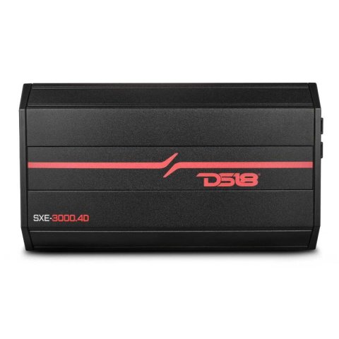 DS18 4-Channel SXE Amplifier Class D 2x 500/4ohm Bridge 4 x 320/2ohm 4 x 200/4ohm Watts RMS- Black