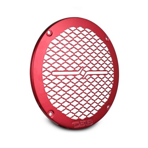 DS18 6.5in Speaker Grill Shallow- Red