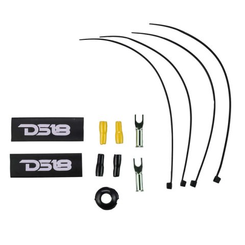 DS18 8-GA Amplifier Install Kit Advance- Yellow