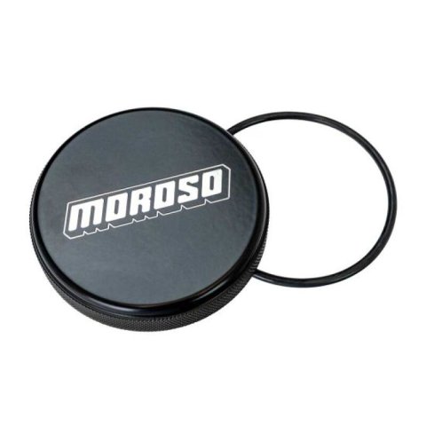 Moroso Replacement Cap Dry Sump Tank - Black w/Logo