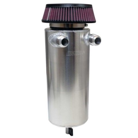 Moroso 6in Diameter Dual -16AN Inlet Aluminum Breather Tank Catch Can