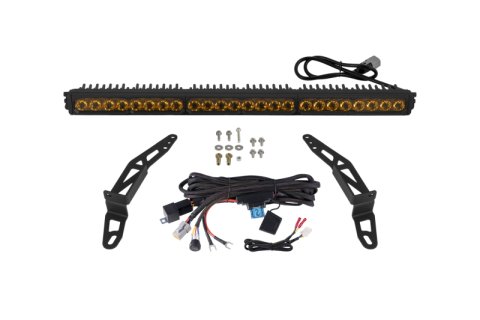 Diode Dynamics Jeep 2018 SS30 Bumper LED Kit Sport Yellow Combo