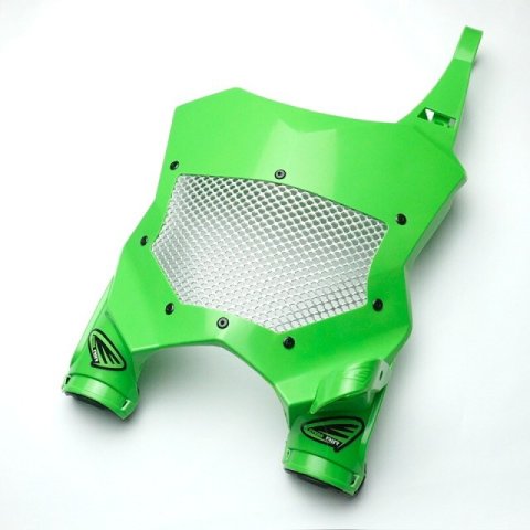 Cycra 17-25 Kawasaki KX250/F/X/ 16-25 KX450/F/X Vented Stadium Plate - Green