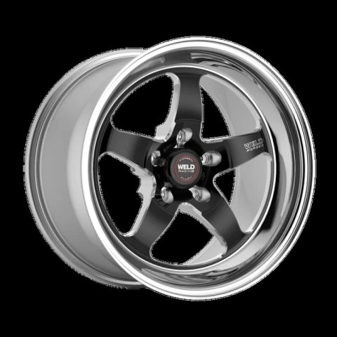 Weld S71 20x13 / 5x4.75mm BP / 6.9in BS / 3.18 ID Black CTR Wheel (Medium Pad)