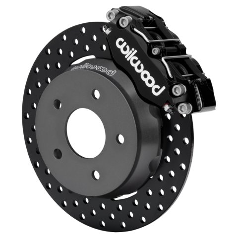 Wilwood 22-24 Polaris RZR Turbo/ Pro R 5-Lug Front Big Brake Kit - Drilled Rotors Black Powder Coat