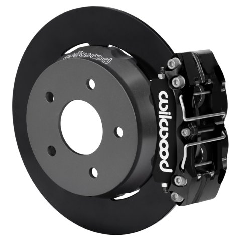 Wilwood 22-24 Polaris RZR Turbo/ Pro R 5-Lug Rear Big Brake Kit - Black Powder Coat