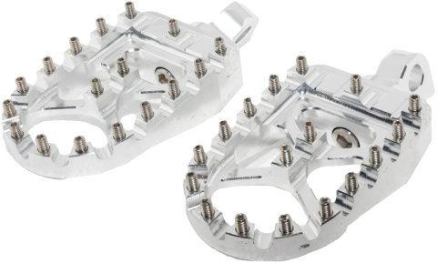 Bikers Choice Male Mount BMX Style Silver Footpegs Pr