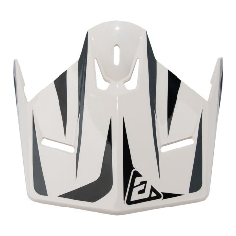 Answer 26 AR1 Mototown Glossy Visor - White/Grey/Black