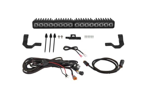 Diode Dynamics 2024-2026 Toyota Tacoma TRD Grille Lightbar SS20 Pro White Combo 6000K
