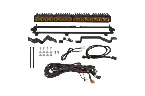 Diode Dynamics 2022-2026 Toyota Tundra Pro Grille SS20 Pro LED Kit Yellow Driving 3000K