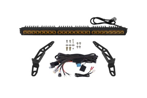 Diode Dynamics 2018-2026 Jeep Wrangler Jeep SS30 Bumper LED Kit Pro Yellow Driving 3000K
