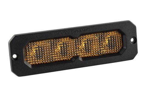 Diode Dynamics SS6 Pro Yellow Flood Flush ABL (single) 3000K