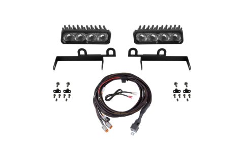 Diode Dynamics 2013-2018 Ram 1500 Ram SportExpress SS6 Pro LED Kit White Driving 6000K