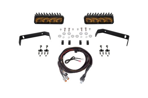 Diode Dynamics 2019-2021 Ford Ranger 2019 SS6 Max LED Kit Yellow Fog 3000K
