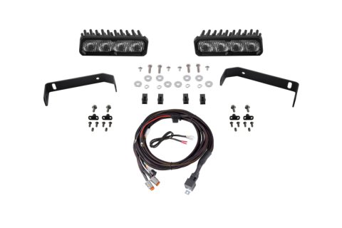 Diode Dynamics 2019-2021 Ford Ranger SS6 Sport LED Kit White Fog 6000K
