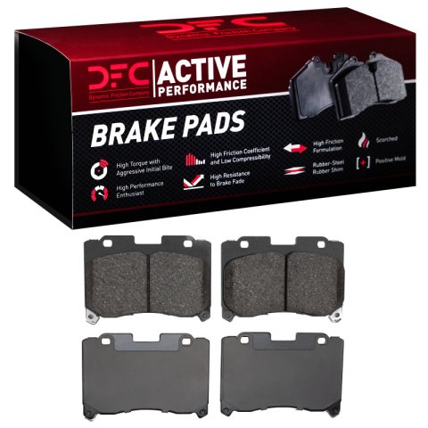DFC 93-98 Toyota Supra Front Active Performance Pads - Low Metallic