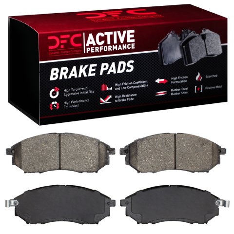 DFC 02-20 Infiniti Q45 Front Active Performance Pads - Low Metallic