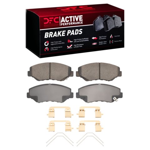 DFC 05-16 Acura ILX Front Active Performance Pads and Hardware Kit