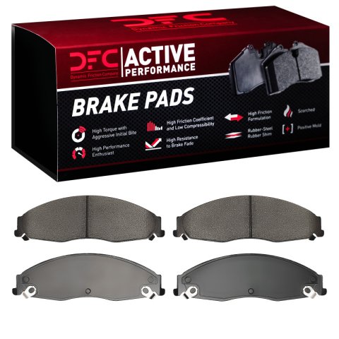 DFC 03-08 Cadillac CTS Front Active Performance Pads - Low Metallic