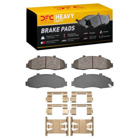 DFC 97-04 Ford F-150 4WD Front Heavy Duty Pads and Hardware Kit