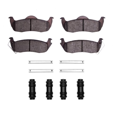 DFC 05-10 Jeep Commander Rear Ultimate Duty Performance Brake Pads and Hardware Kit