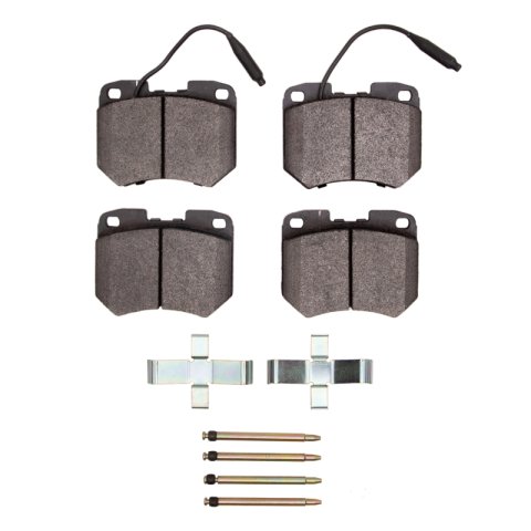 DFC 78-79 Audi 5000 Front 5000 Advanced Semi Metallic Brake Pads and Hardware Kit