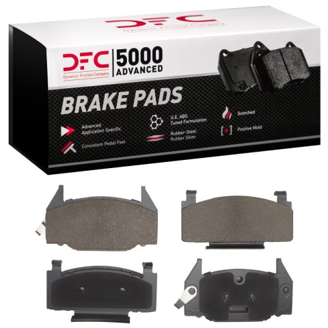DFC 80-82 Chevrolet Chevette Front 5000 Advanced Semi Metallic Brake Pads