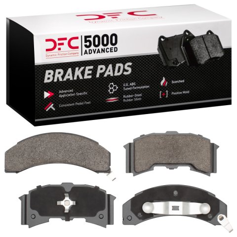 DFC 84-87 Pontiac Fiero Front 5000 Advanced Semi Metallic Brake Pads
