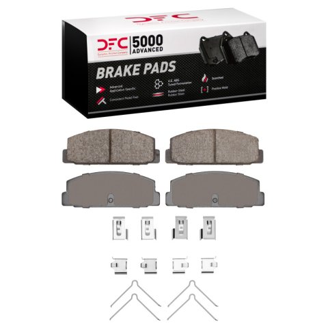 DFC 84-05 Mazda 6 Rear 5000 Advanced Ceramic Brake Pads and Hardware Kit