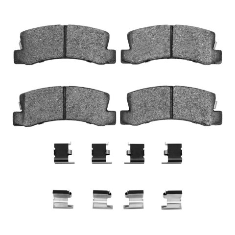 DFC 87-92 Chevrolet Nova Rear 5000 Advanced Ceramic Brake Pads and Hardware Kit