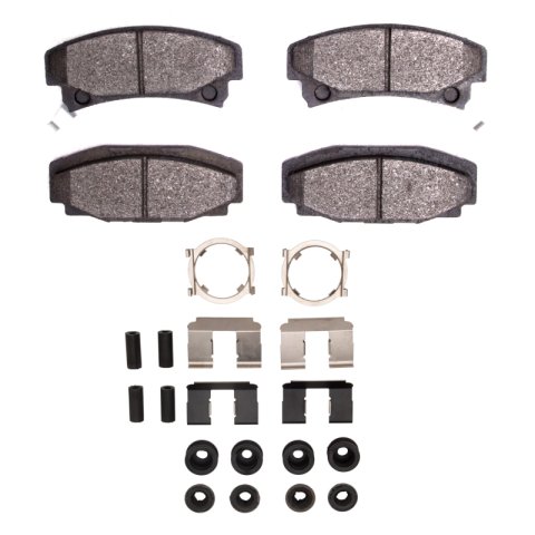 DFC 86-92 Buick Riviera Rear 5000 Advanced Semi Metallic Brake Pads and Hardware Kit