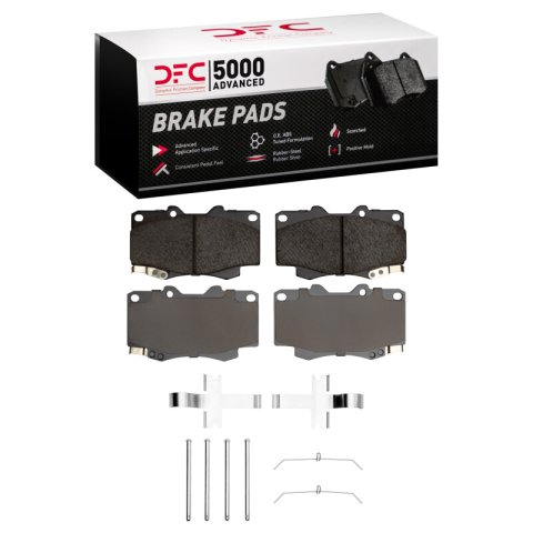 DFC 95-04 Toyota 4Runner Front 5000 Advanced Ceramic Brake Pads and Hardware Kit