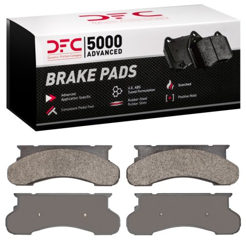 DFC 75-94 Ford F-350 4WD (Excl Super Duty) Front 5000 Advanced Semi Metallic Brake Pads