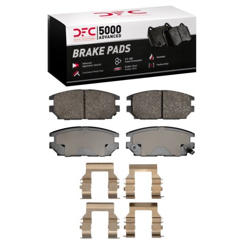 DFC 91-12 Dodge Stealth Rear 5000 Advanced Ceramic Brake Pads and Hardware Kit