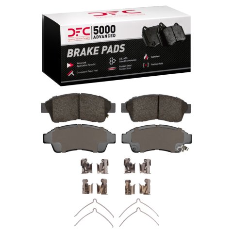 DFC 92-03 Geo Prizm Front 5000 Advanced Ceramic Brake Pads and Hardware Kit